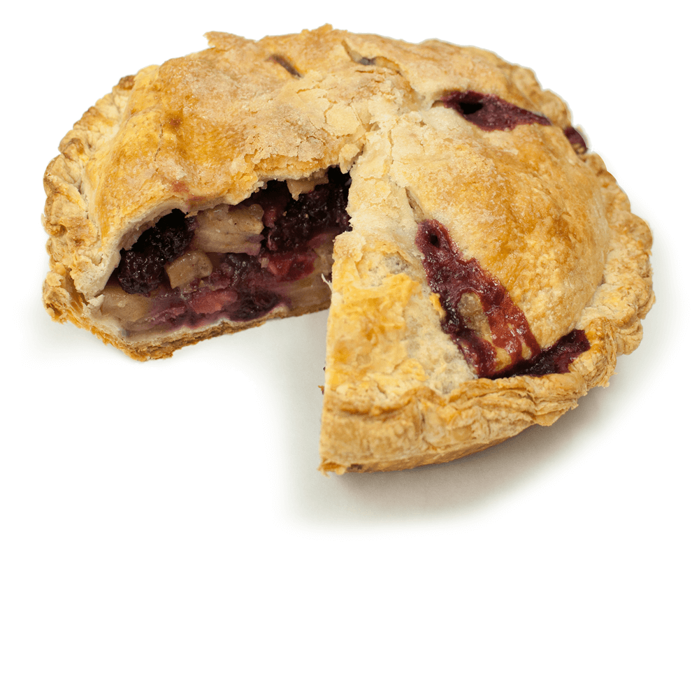 Sliced Vegan Apple Blackberry Pie from The Pie Hole