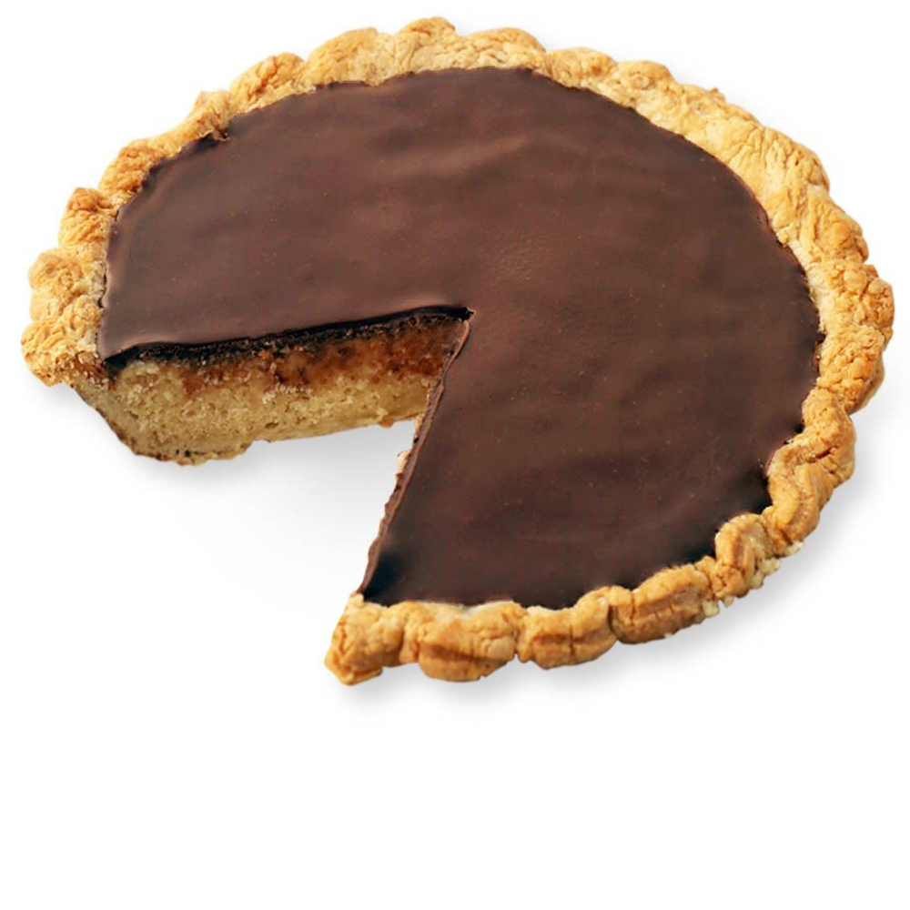 Sliced Carla's Boston Dream Pie from The Pie Hole