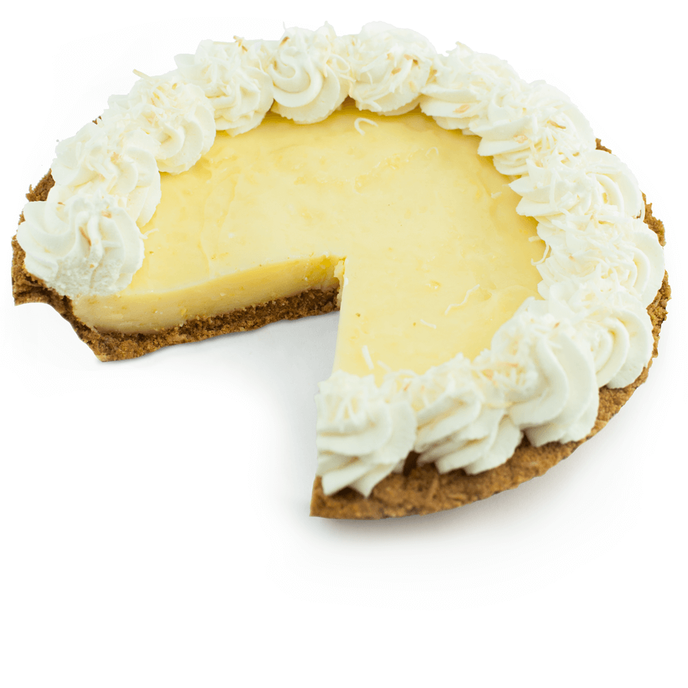 Sliced Lemon Coconut Pie at The Pie Hole