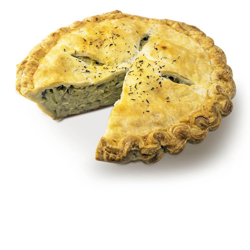 Sliced Potato, Shallot & Herb Pie from The Pie Hole