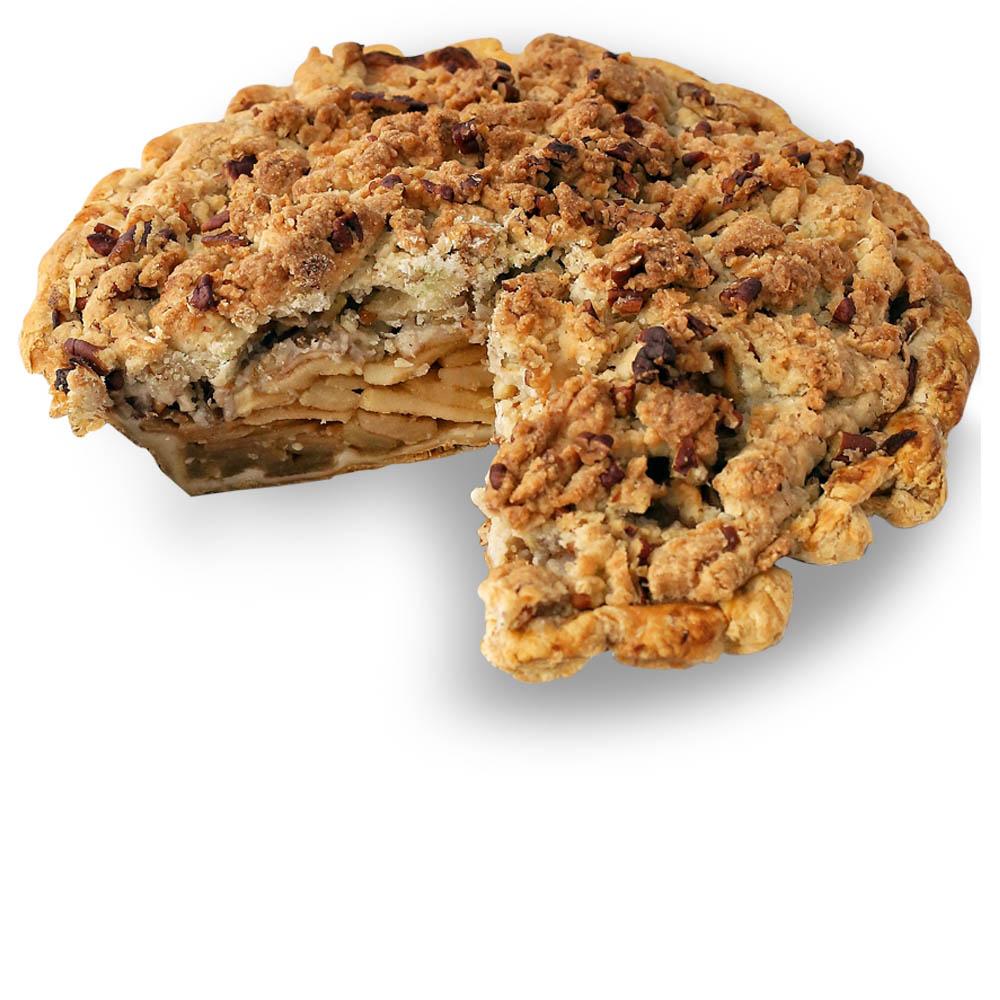 Sliced Swedish Apple Streusel Pie from The Pie Hole