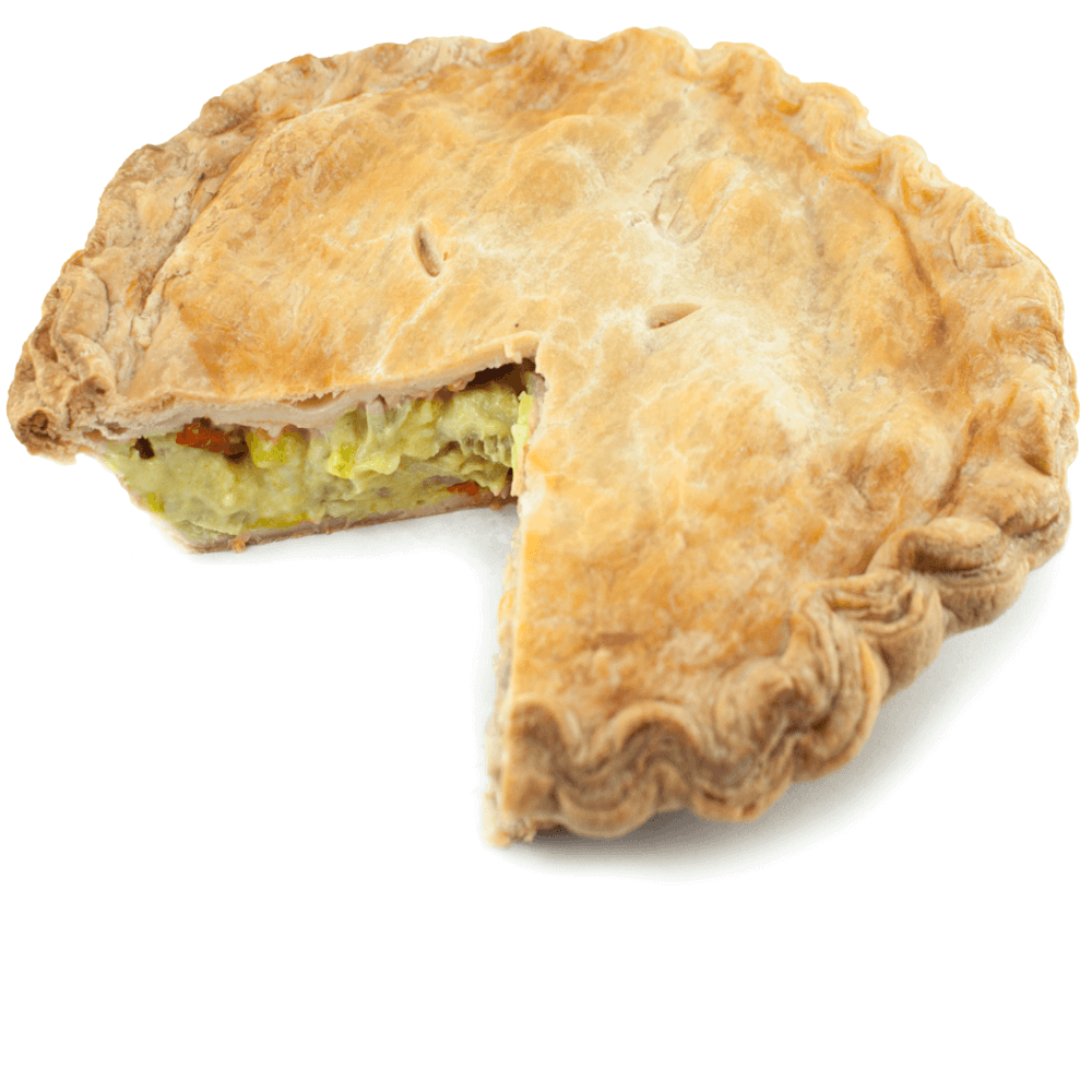 Sliced Vegan Thai Tofu Pie from The Pie Hole